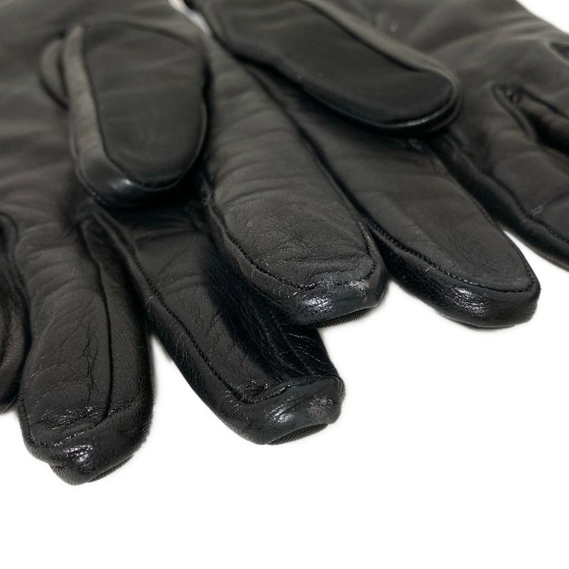 Prada Gloves Black Leather