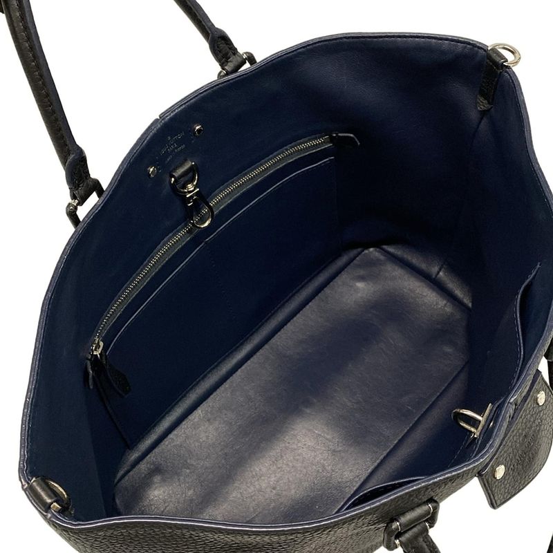 Louis Vuitton Tote Parnassea Pernelle Noir Black Leather