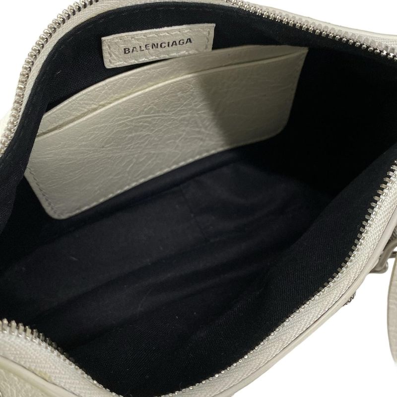 Balenciaga Handbag le Cagole Mini Ivory Leather