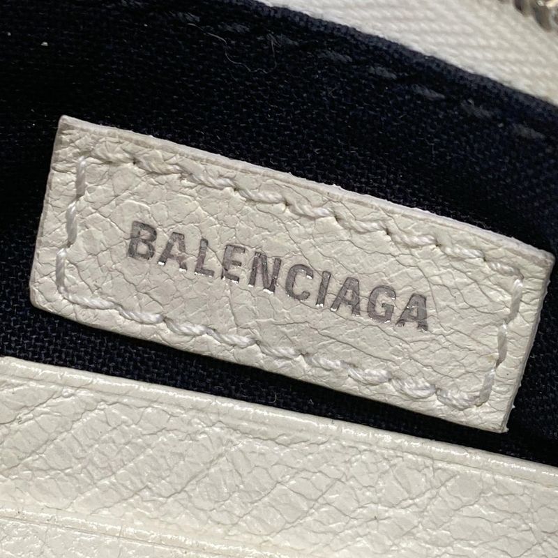 Balenciaga Handbag le Cagole Mini Ivory Leather
