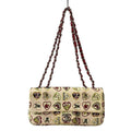 Chanel Shoulder Bag Single Flap Quilted Valentine's Day Limited Light Pink Light X Red Multi