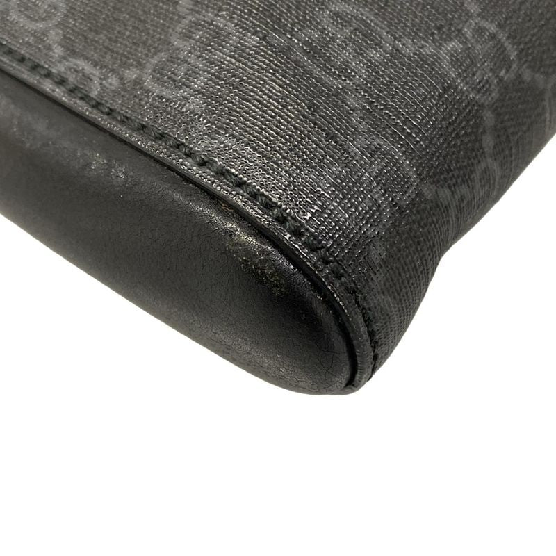 Gucci Shoulder Bag Courier GG Supreme Dark Gray Dark X Black Multi