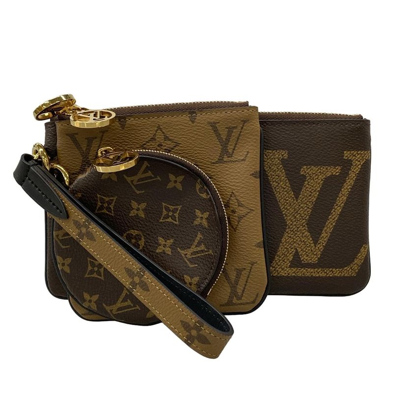 Louis Vuitton Pouch Monogram Reverse Pochette Trio