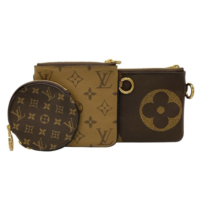 Louis Vuitton Pouch Monogram Reverse Pochette Trio