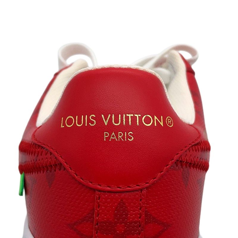 Louis Vuitton Sneakers Nike Collaboration Air Force 1 4.5 White Red