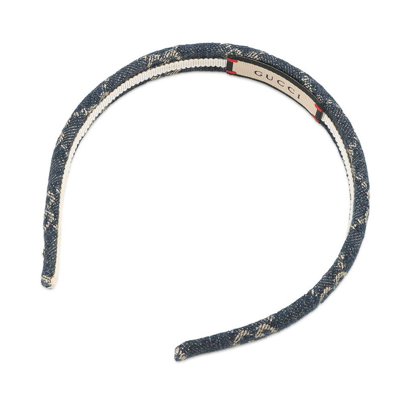Gucci Headband GG Denim Eco Wash Hair