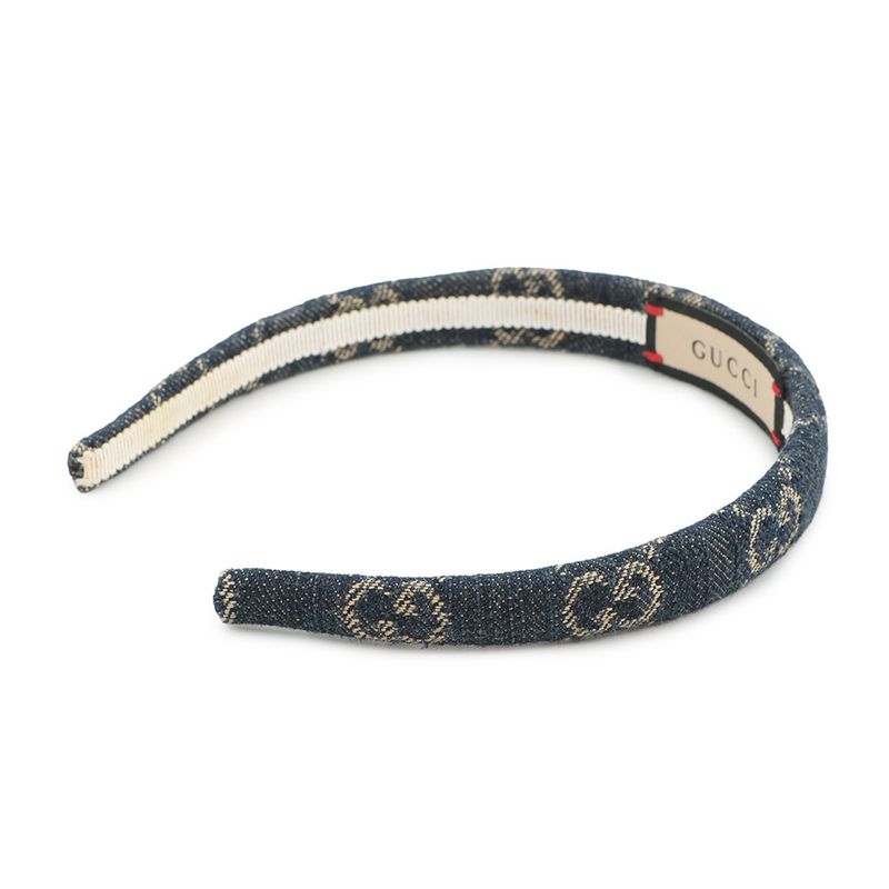 Gucci Headband GG Denim Eco Wash Hair