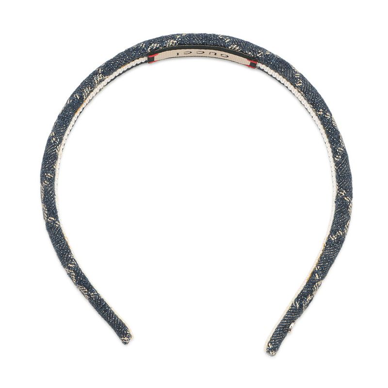 Gucci Headband GG Denim Eco Wash Hair