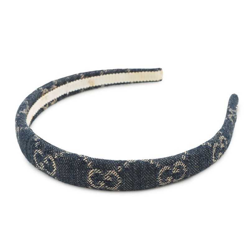 Gucci Headband GG Denim Eco Wash Hair