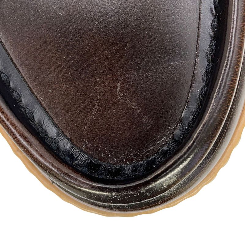 Louis Vuitton Loafers Wood Cut Brown Beige