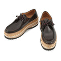 Louis Vuitton Loafers Wood Cut Brown Beige