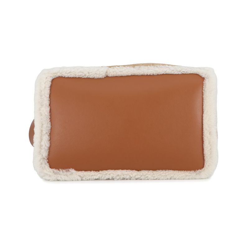 Dior Handbag Macro Cannage Toujour Beige Brown Ecru White