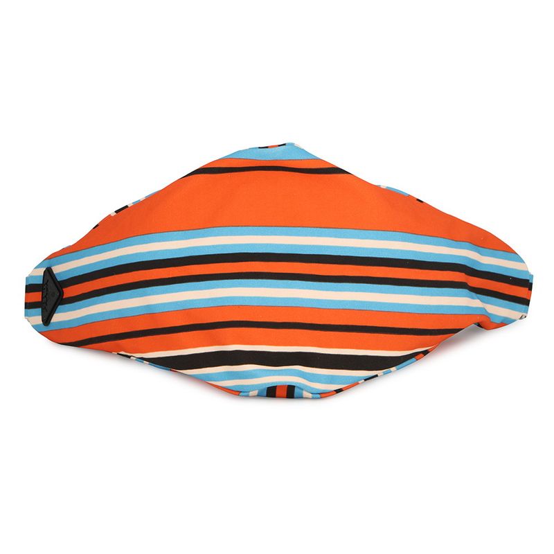 Prada Shoulder Bag Triangle Canvas Orange