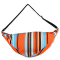 Prada Shoulder Bag Triangle Canvas Orange