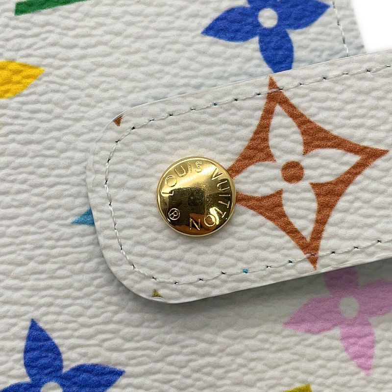 Louis Vuitton Notebook Monogram Multicolor LV Tm Agenda MM White