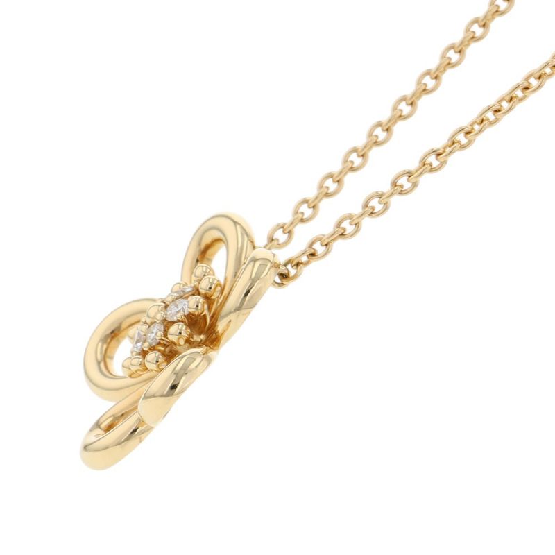 Van Cleef & Arpels Necklace Flower Lace Pendant Diamond Total 18K Def