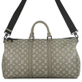 Louis Vuitton Boston Bag Monogram Shadow Keepall Bandouliere 50 2-Way Olive Green