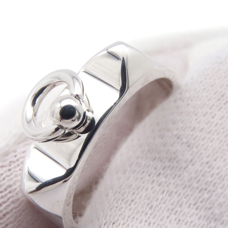 Hermes Ring Corriade Chien PM Silver 53