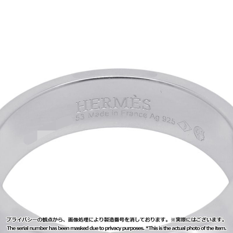 Hermes Ring Corriade Chien PM Silver 53