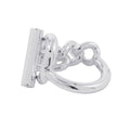Hermes Ring Croisette GM Silver 51