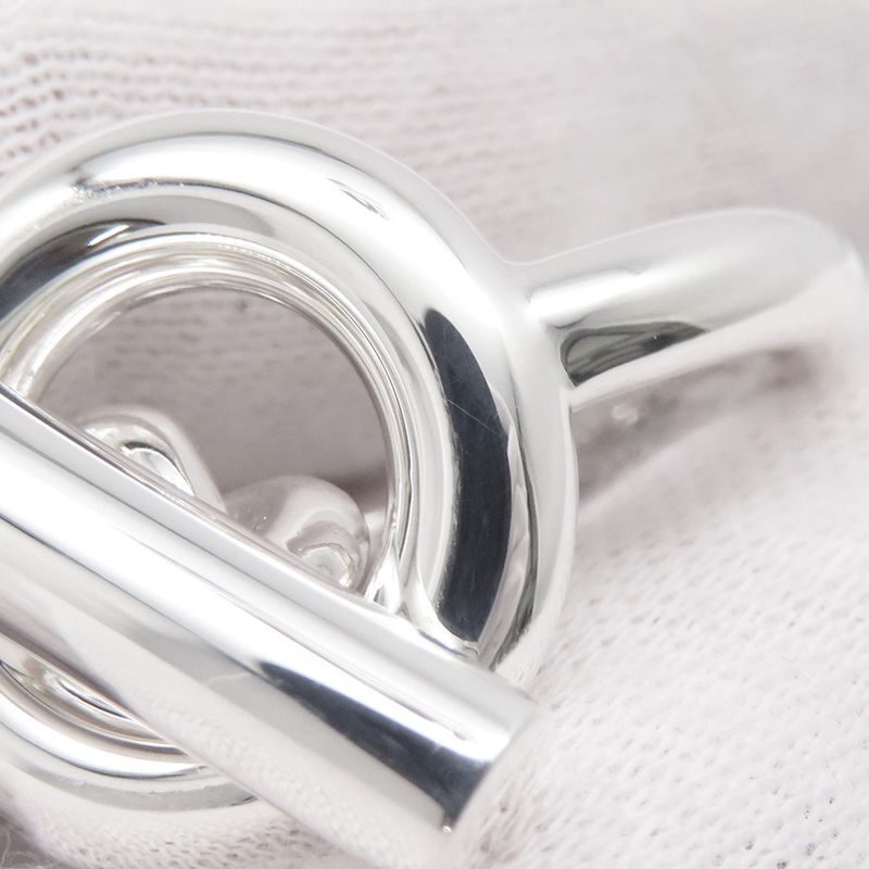Hermes Ring Croisette GM Silver 51