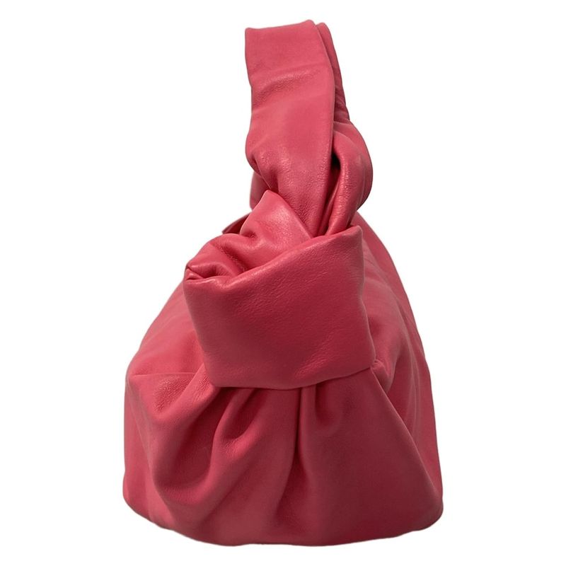 Bottega Veneta Handbag Double Knot Pink Leather