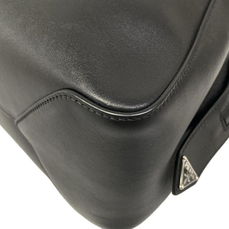 Prada Handbag Black Leather