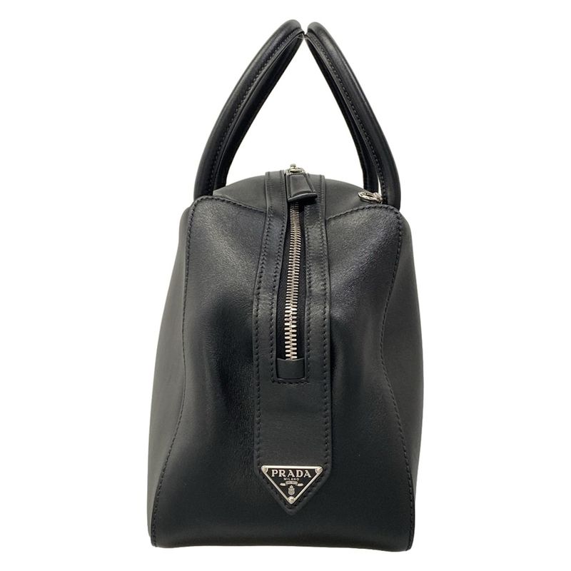 Prada Handbag Black Leather