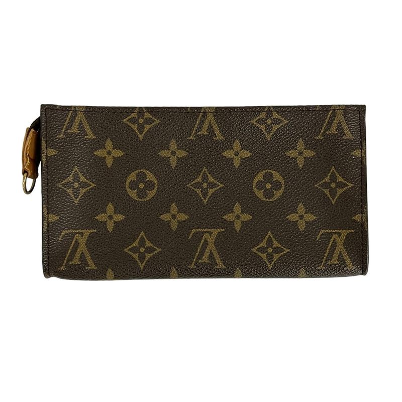 Louis Vuitton Pouch Monogram Dark Brown with Bucket