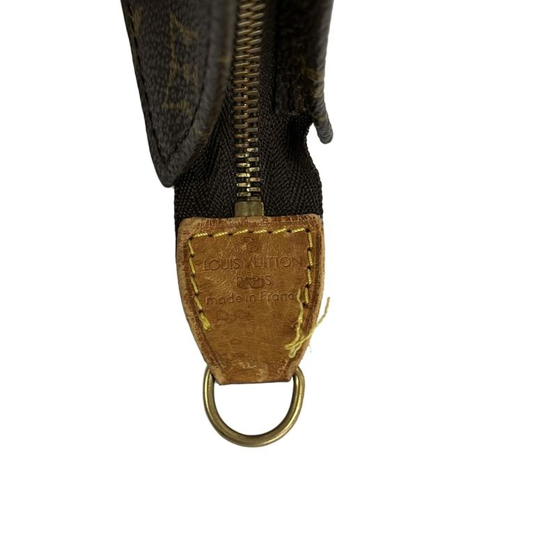 Louis Vuitton Pouch Monogram Dark Brown with Bucket