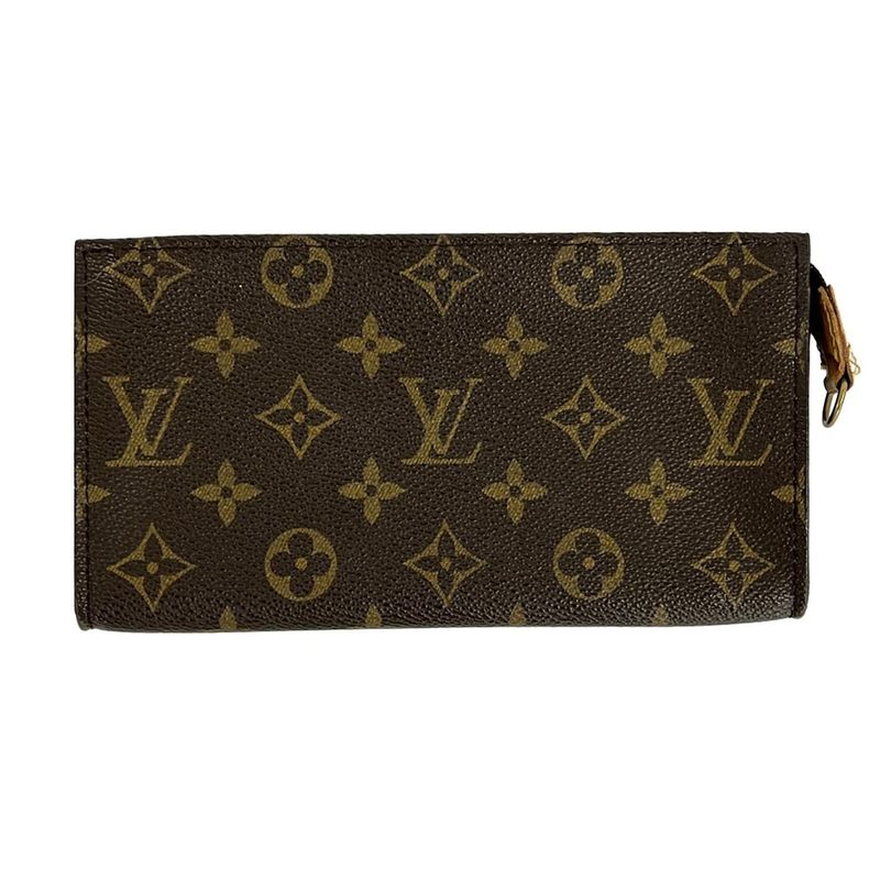 Louis Vuitton Pouch Monogram Dark Brown with Bucket