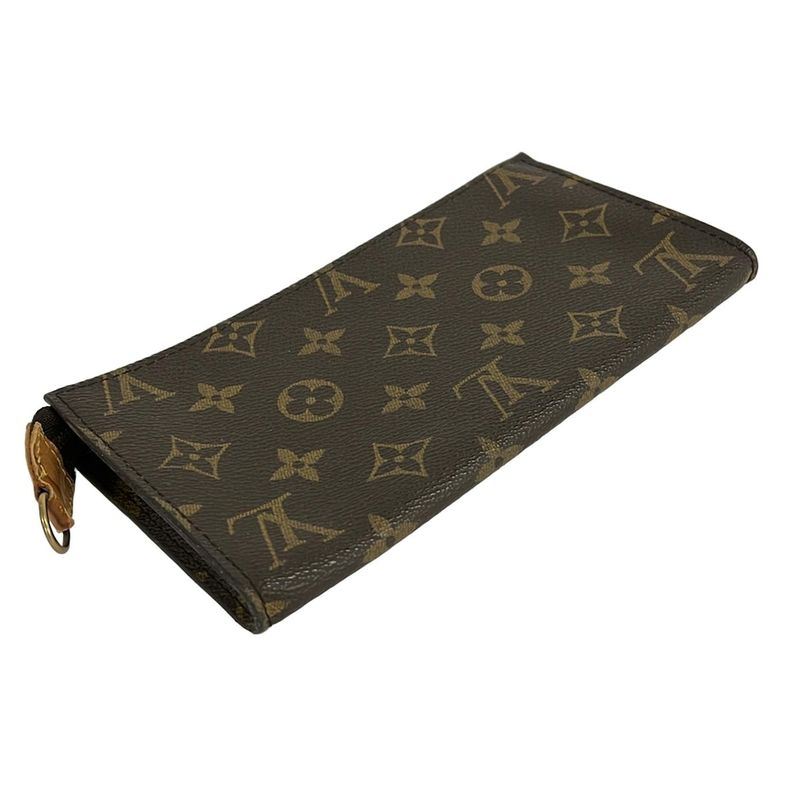 Louis Vuitton Pouch Monogram Dark Brown with Bucket