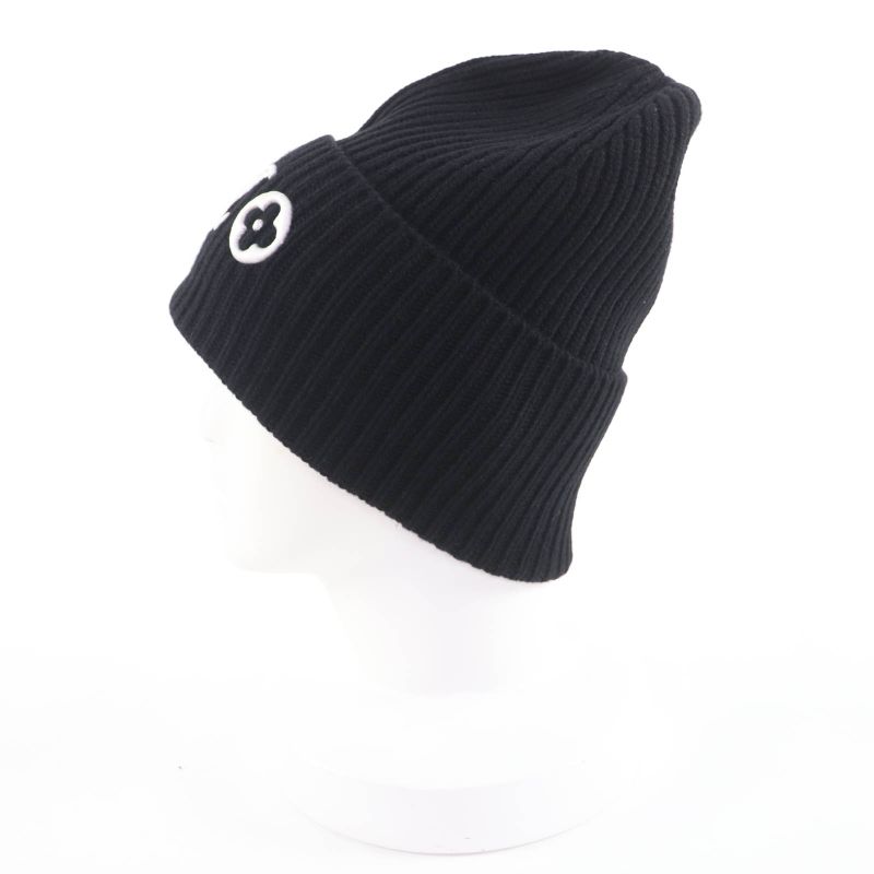 Louis Vuitton Beanie LV Headline Wool Noir Black