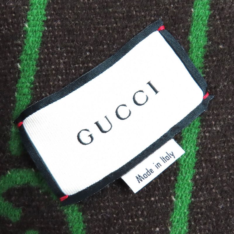 Gucci Checked Pattern Lining GG Horsebit Hooded Long Wool Coat