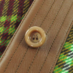 Gucci Checked Pattern Lining GG Horsebit Hooded Long Wool Coat
