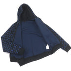 Louis Vuitton Monogram Zip Sle Hoodie Black Blue