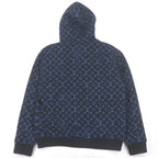 Louis Vuitton Monogram Zip Sle Hoodie Black Blue