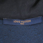 Louis Vuitton Monogram Zip Sle Hoodie Black Blue