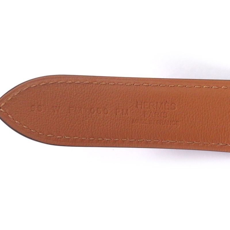 Hermes Andy 26 Fauve Vau Balenia Leather Belt 95