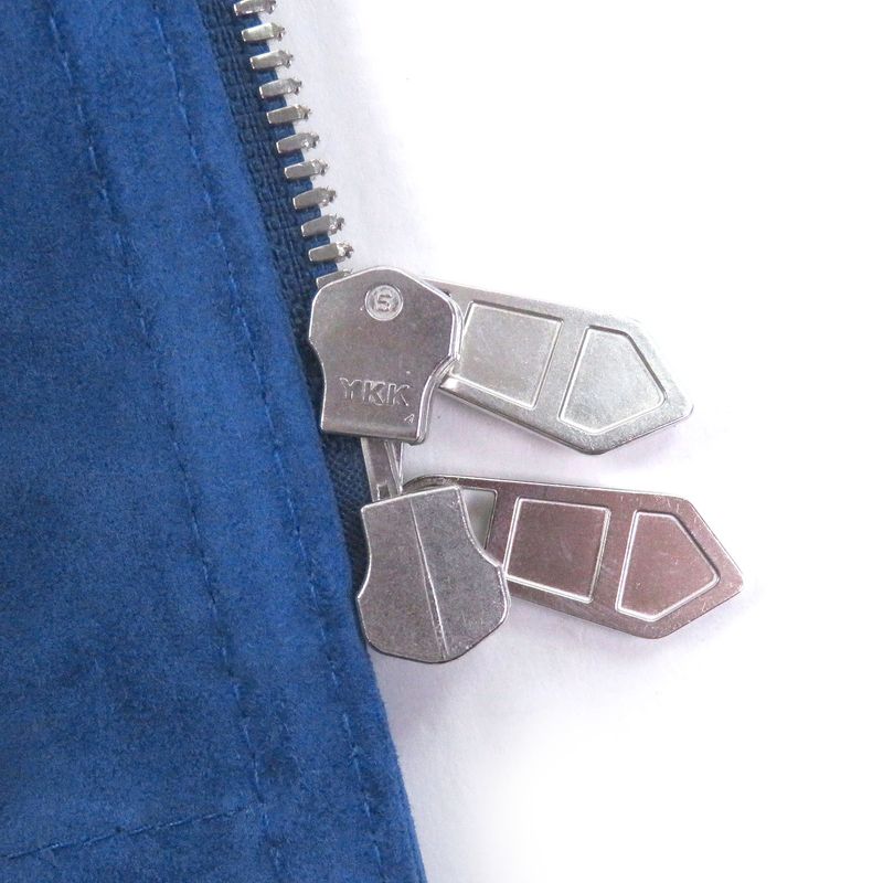 Hermes Commande Particuliere Custom Made Logo Zip Suede Leather Jacket