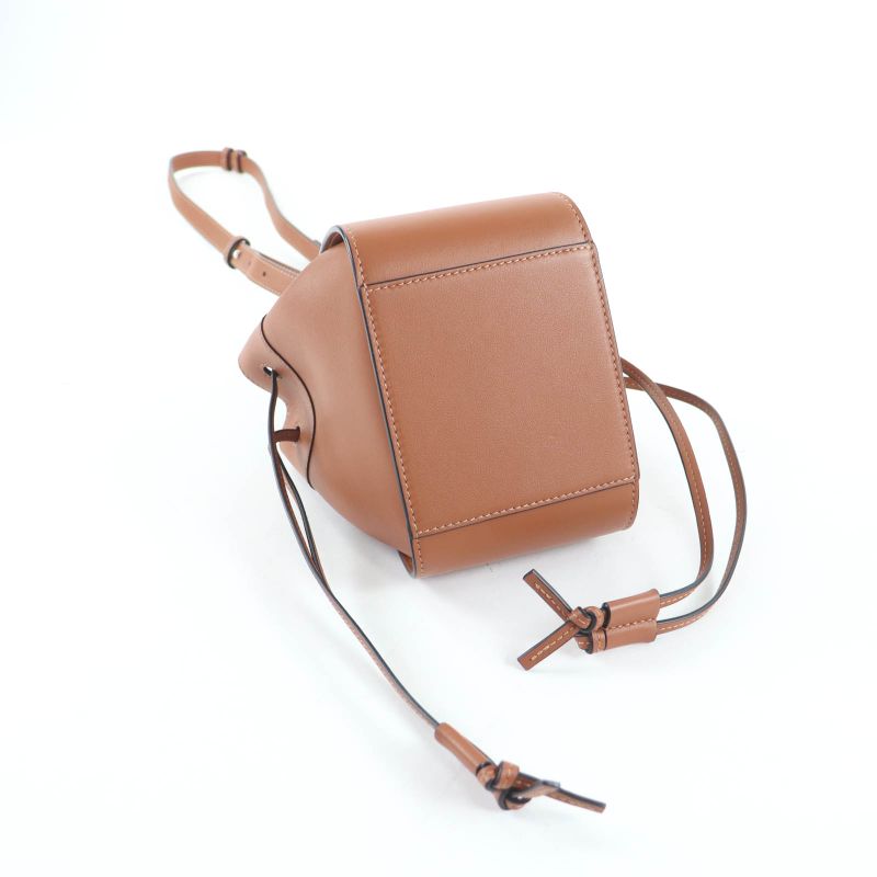 Loewe Hammock Drawstring Mini Tan 2-Way Leather Shoulder Bag