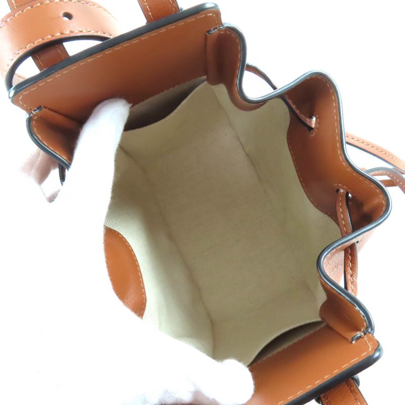 Loewe Hammock Drawstring Mini Tan 2-Way Leather Shoulder Bag