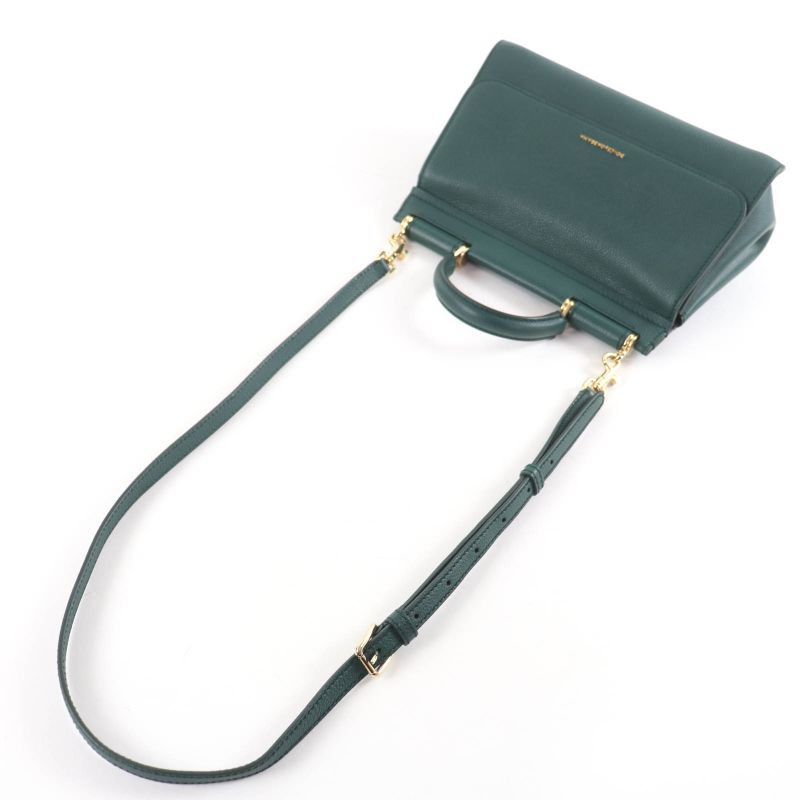 Dolce & Gabbana Sicily Soft Small Leather 2-Way Shoulder Handbag