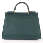 Dolce & Gabbana Sicily Soft Small Leather 2-Way Shoulder Handbag