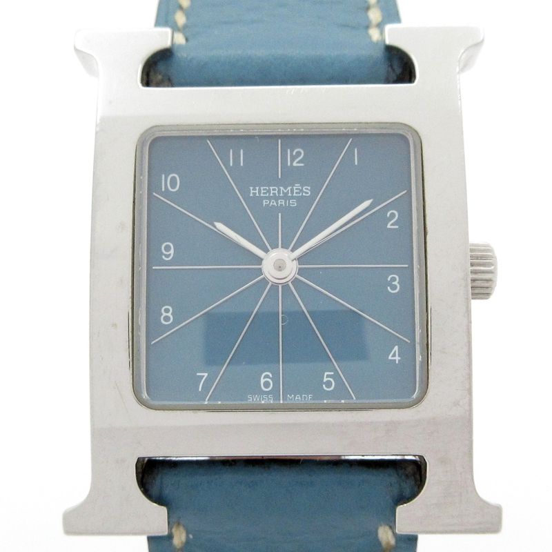 Hermes Watch Blue Gray Blue-gray
