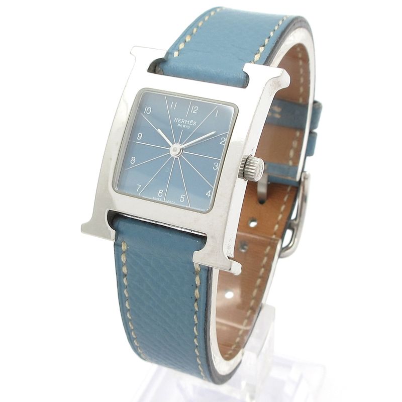 Hermes Watch Blue Gray Blue-gray