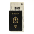 Balenciaga Wallet Black White Leather
