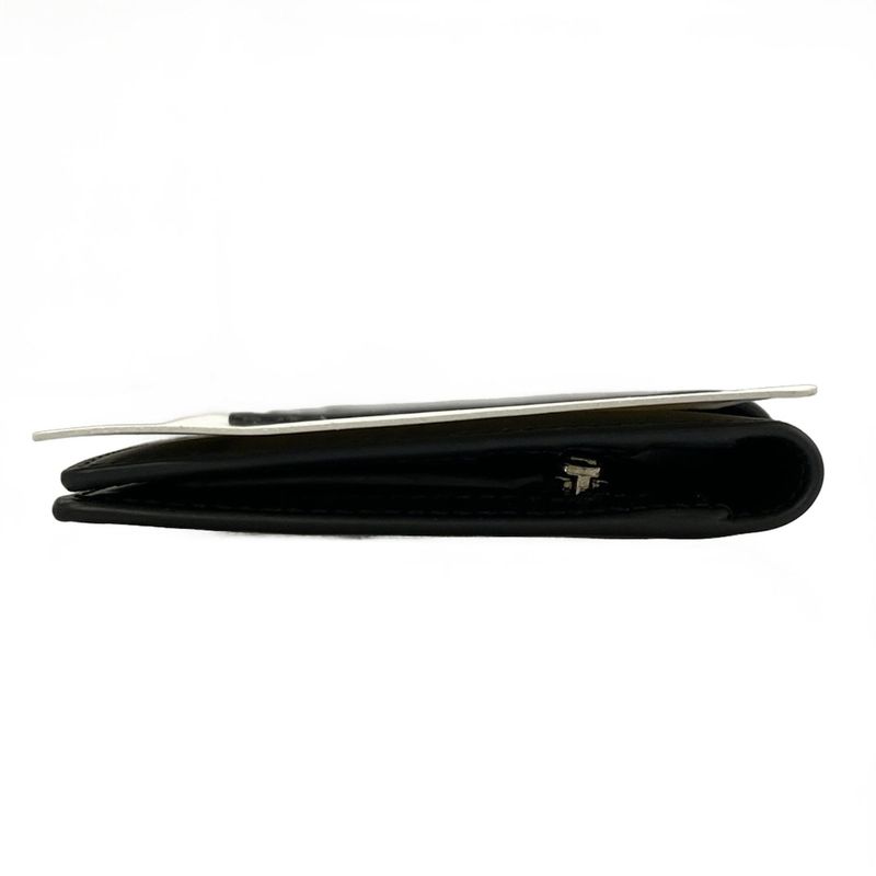 Balenciaga Wallet Black White Leather