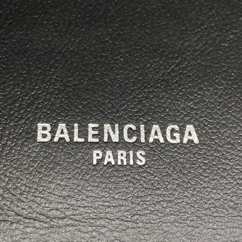 Balenciaga Wallet Black White Leather