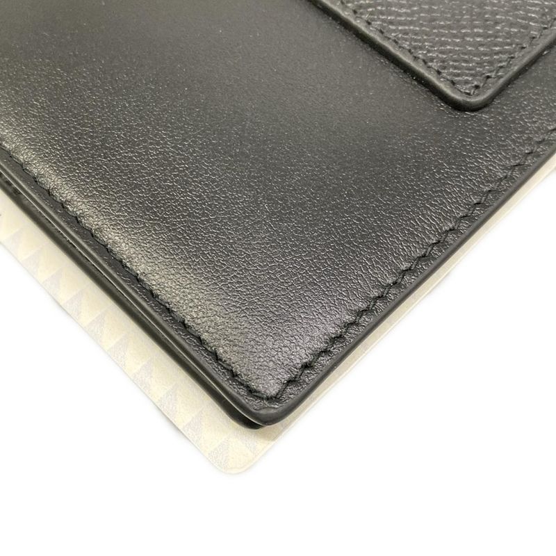 Balenciaga Wallet Black White Leather